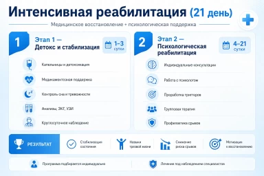 Реабилитация за 21 день в Асино